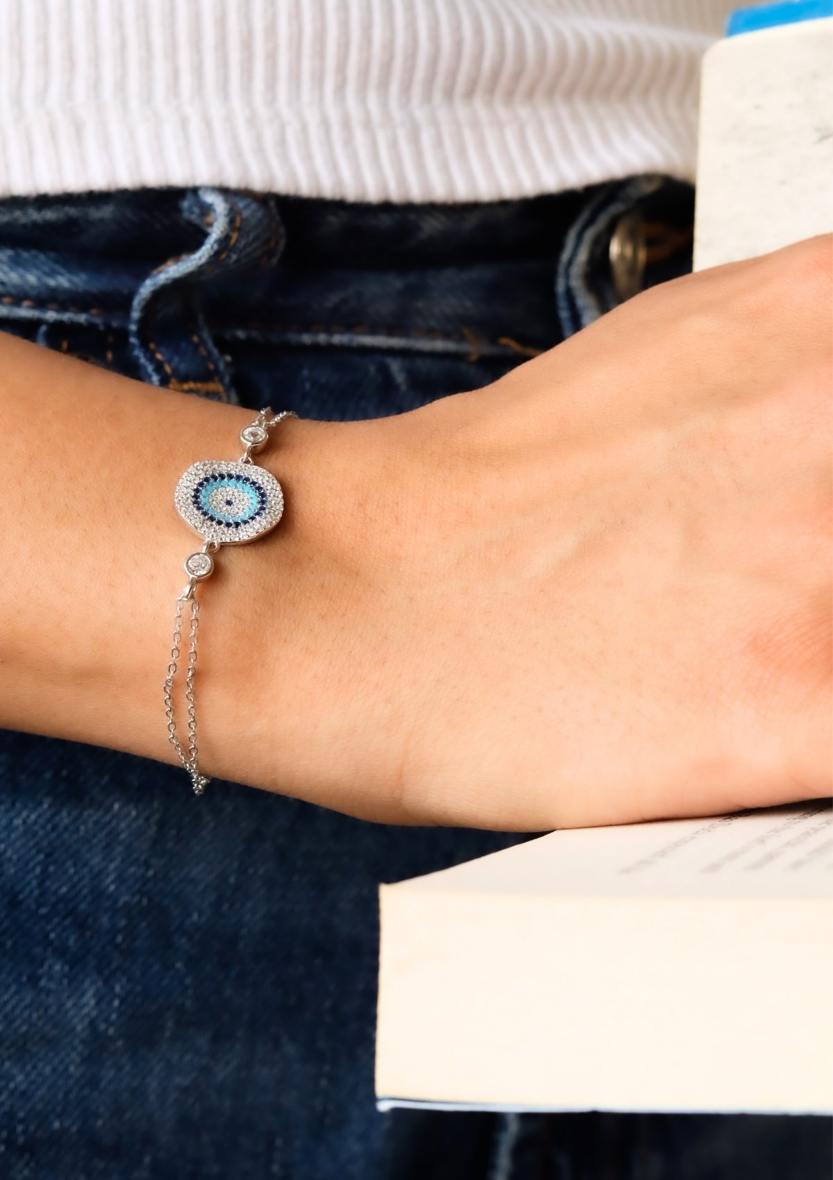 Blue Horizon Evil Eye Bracelet