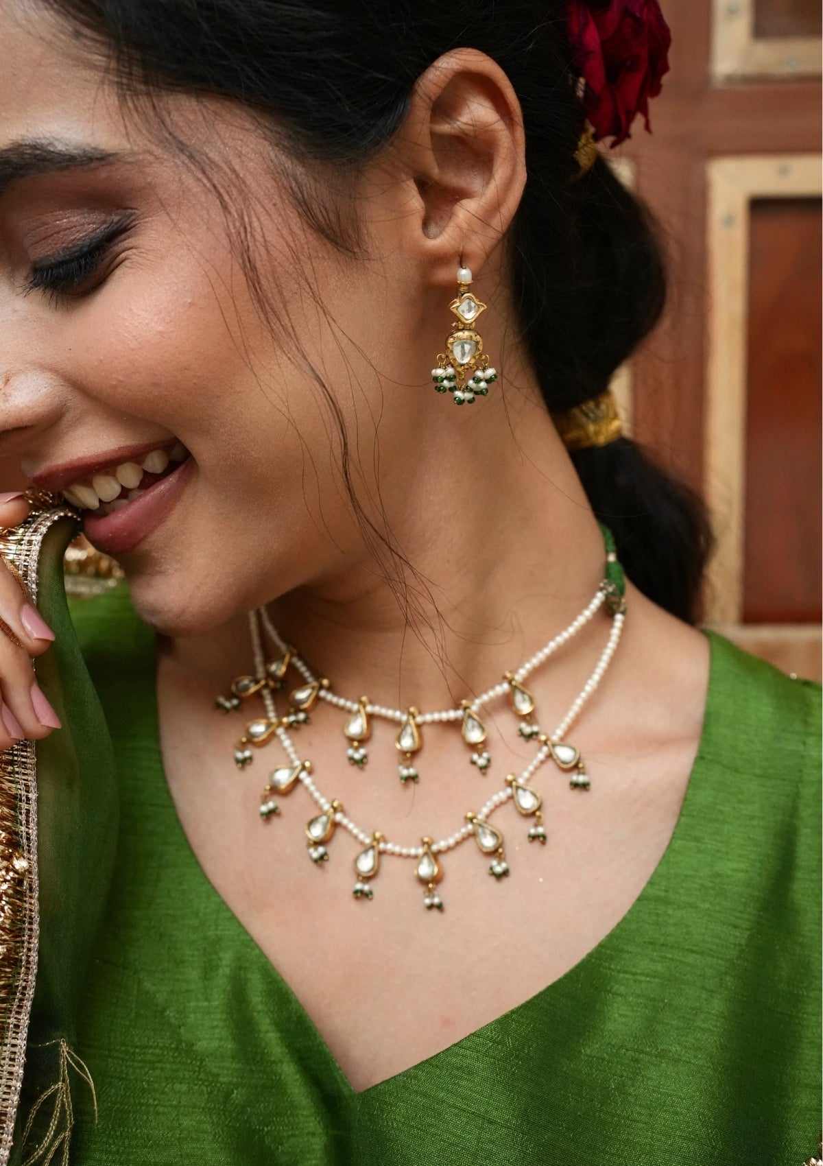 Nargis-E-Kamal Silver Necklace