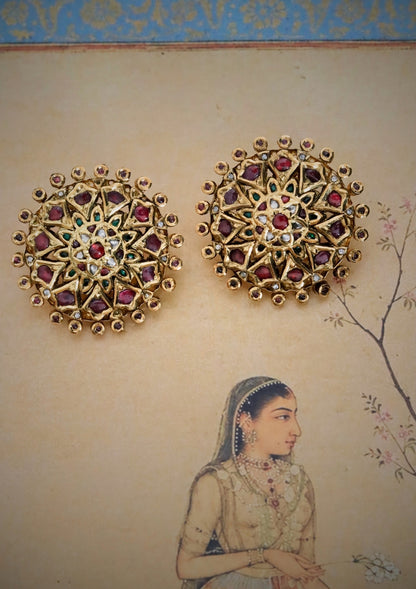 Raunaq Silver Stud Earrings