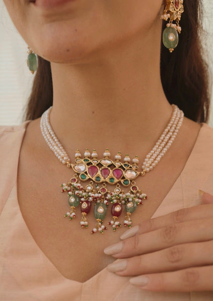 Naaz Silver Necklace