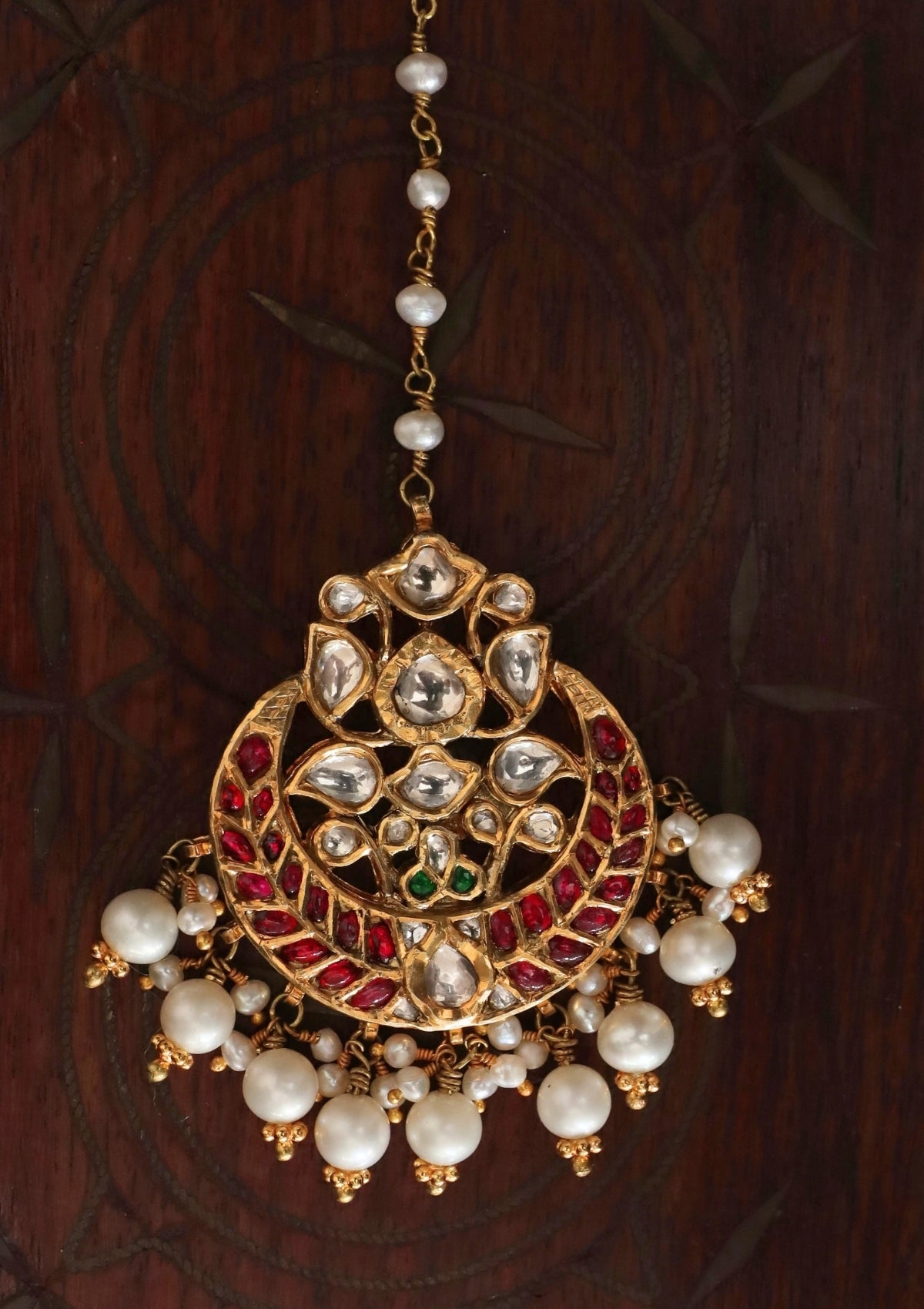 Mumtaz Silver Maang Tikka