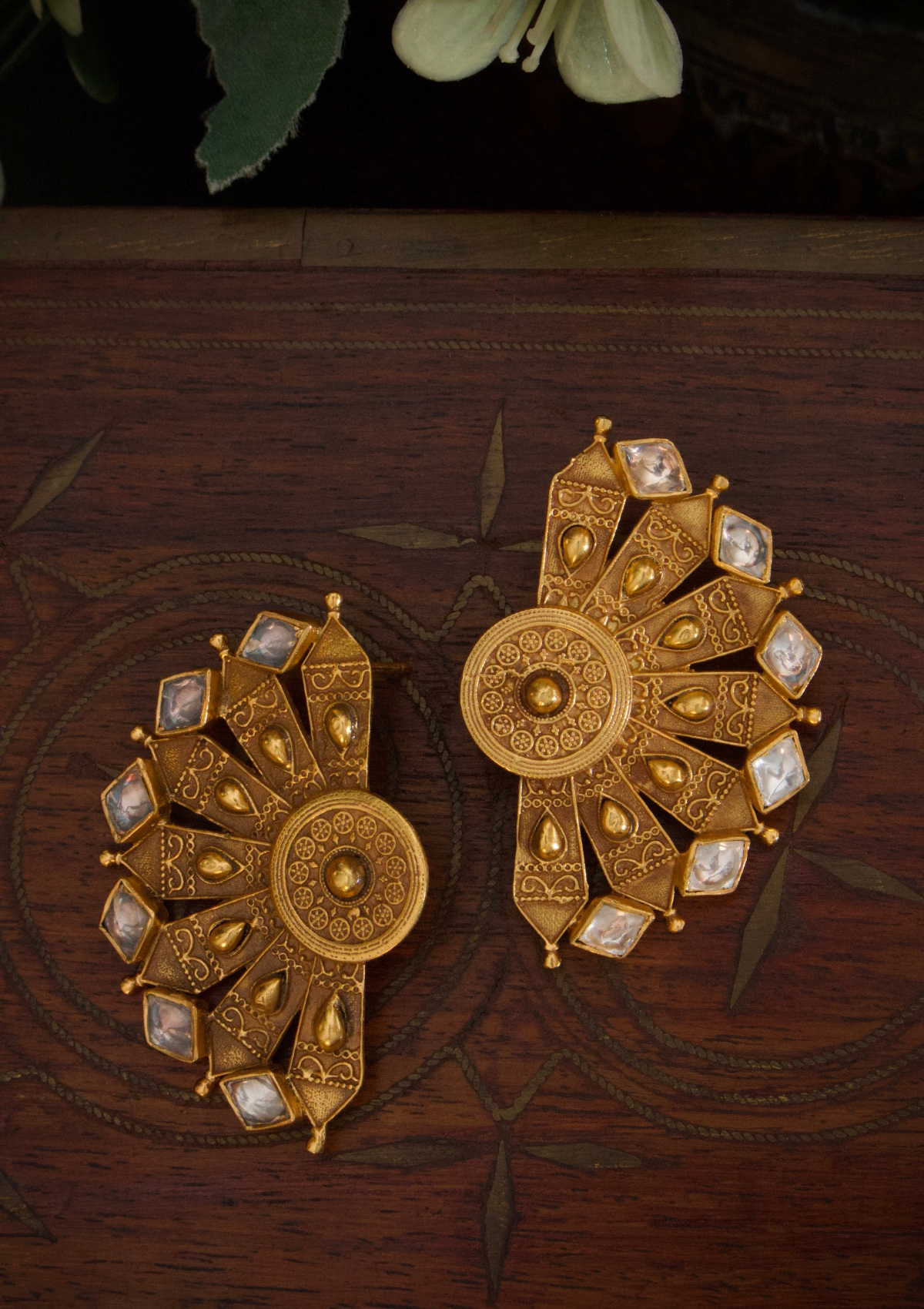 Kesari Gold-Plated Earrings