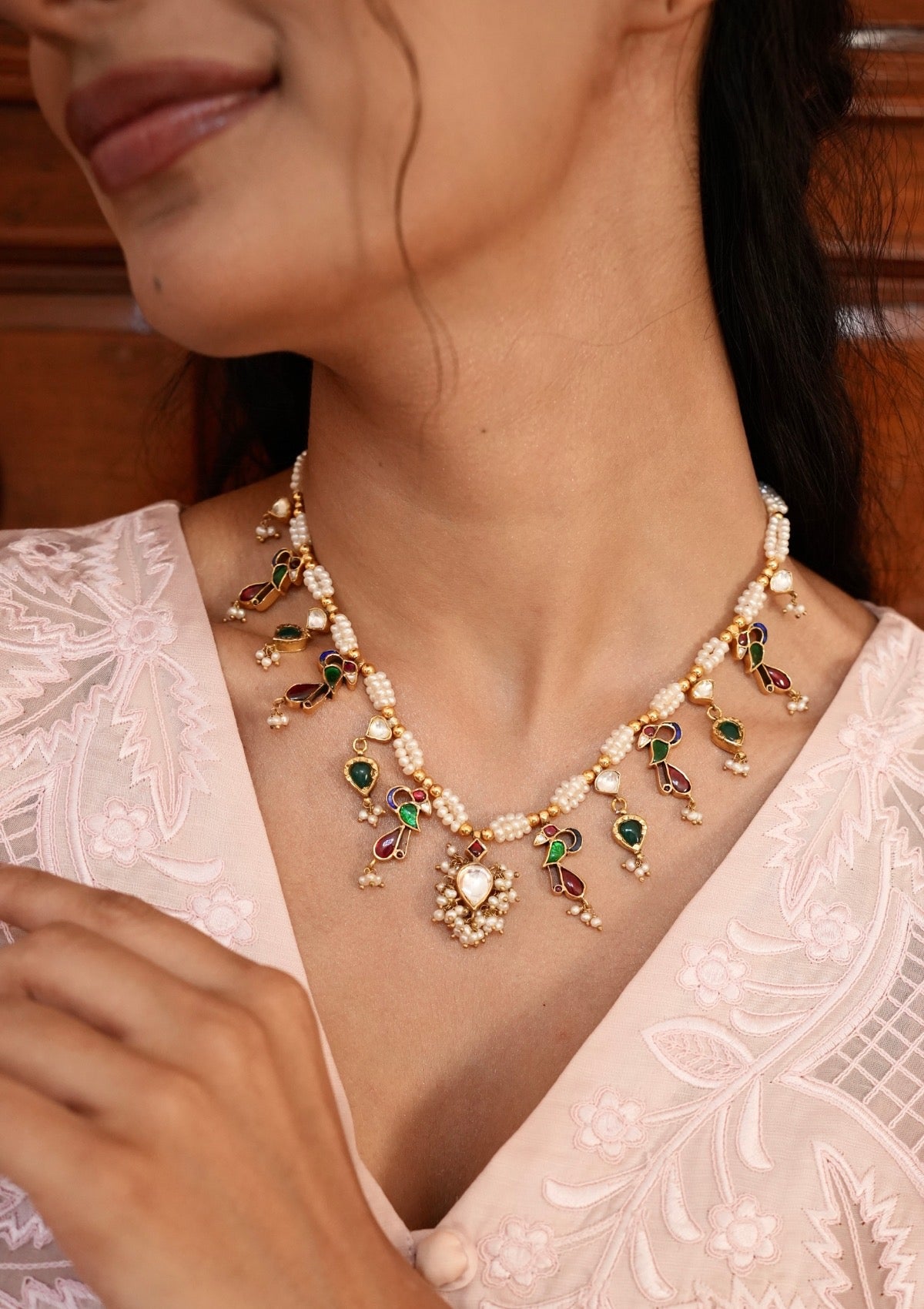 Morni Silver Necklace