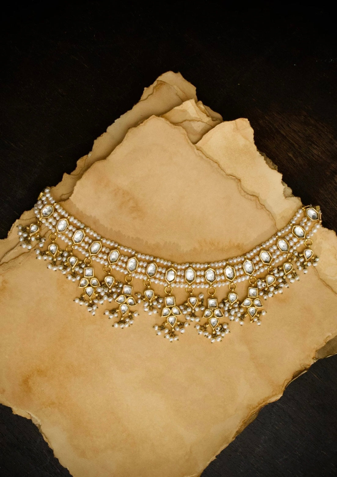 Jashan-E-Noor Silver Necklace