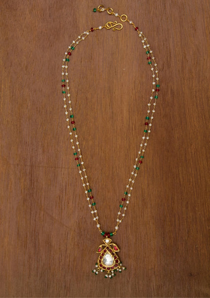 Kesar Silver Pendant Necklace