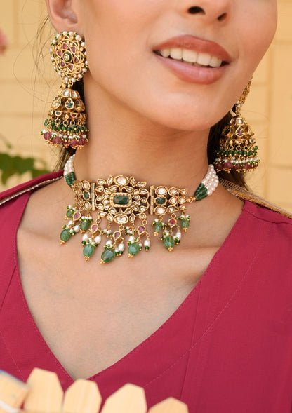 Ada Silver Choker Necklace