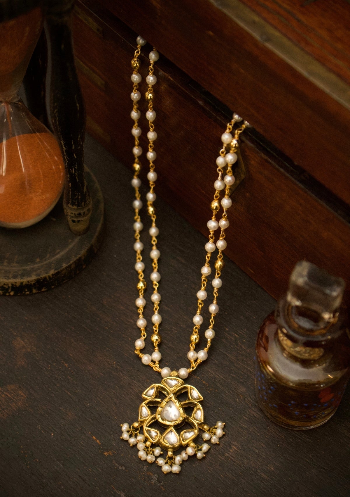 Saanjh Silver Pendant Necklace