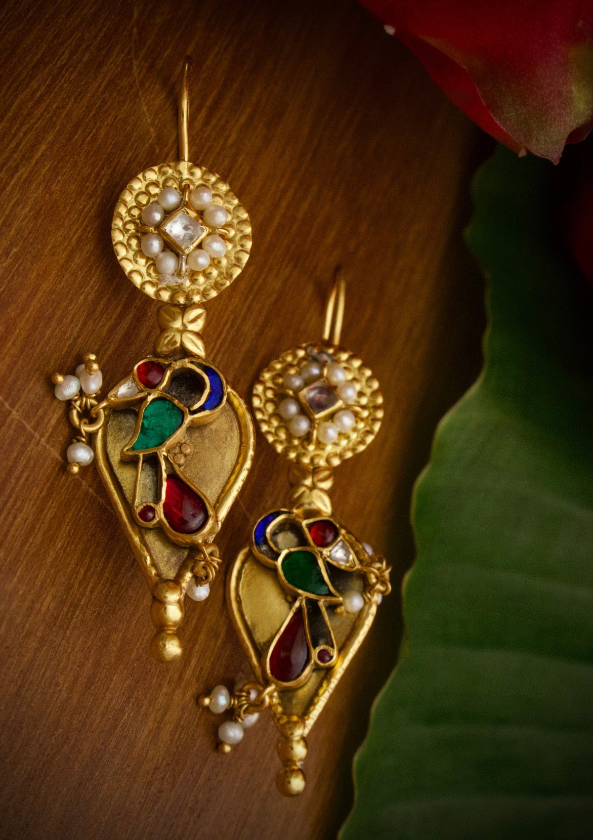 Morni-e-Baag Silver Earrings