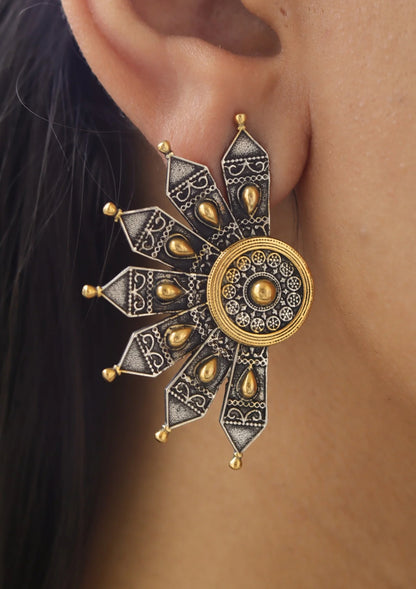 Kesar Gold-Plated Earrings
