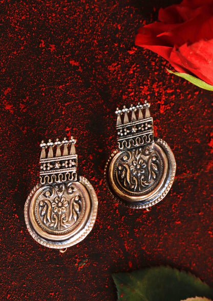 Aabha Silver Earrings