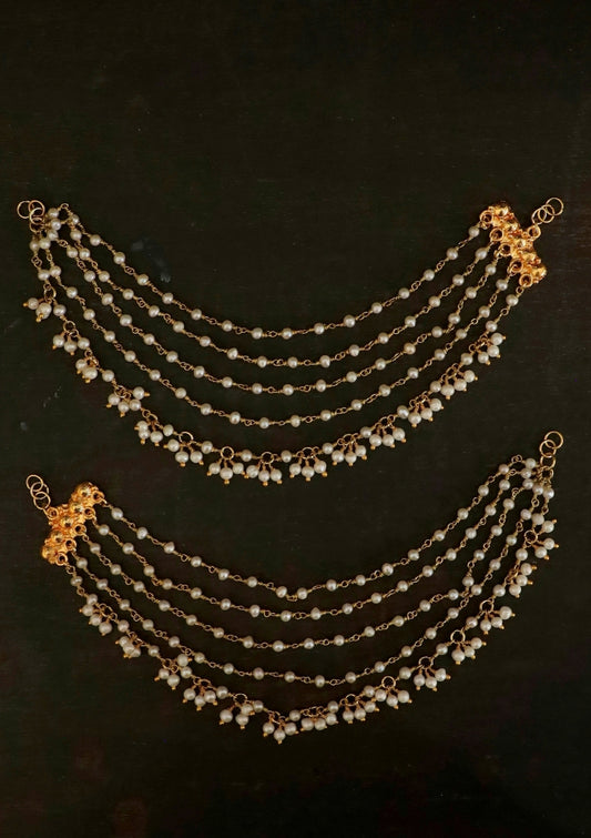 Shabnam Silver Ear Chain