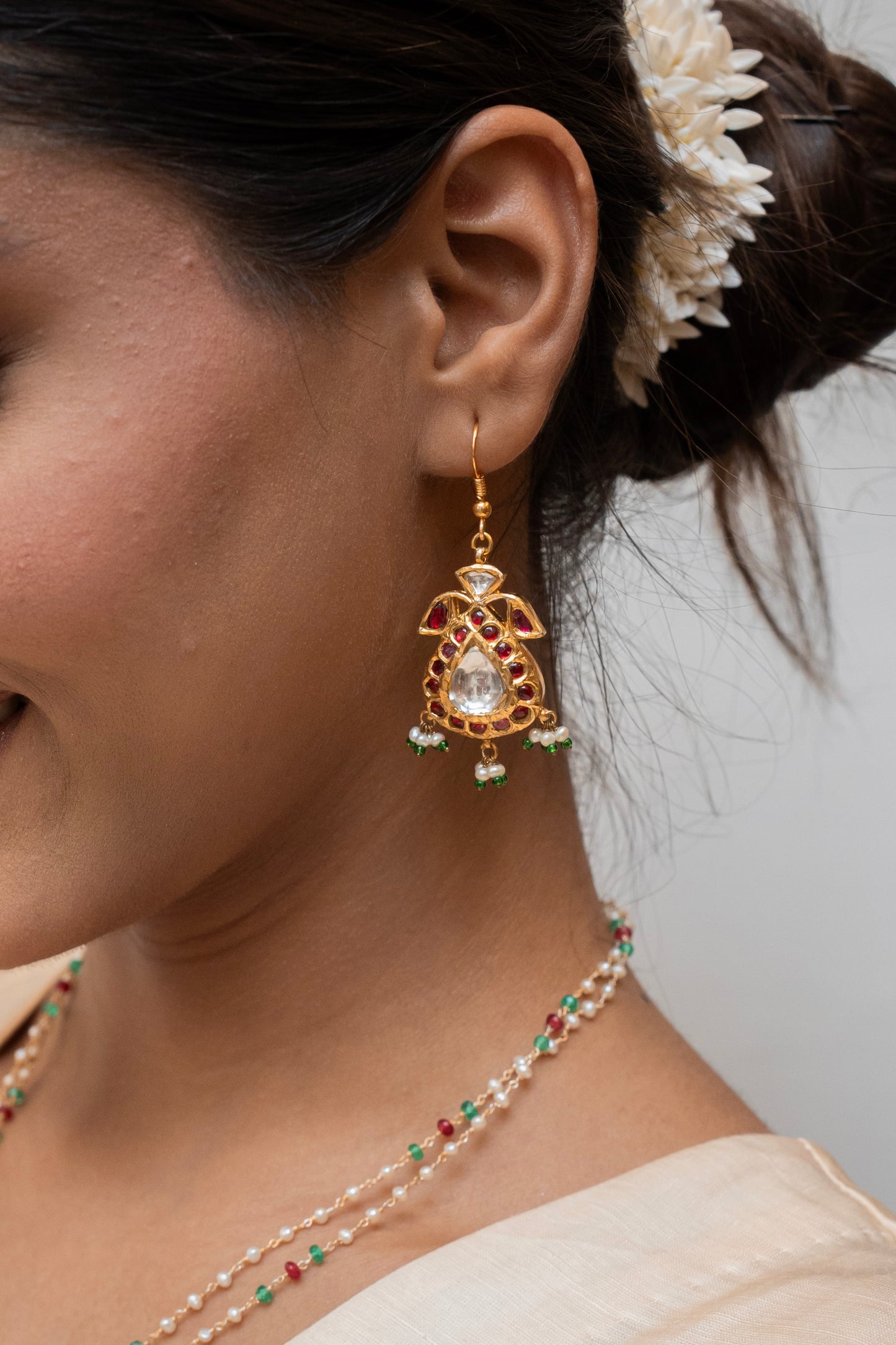 Kesar Silver Earrings