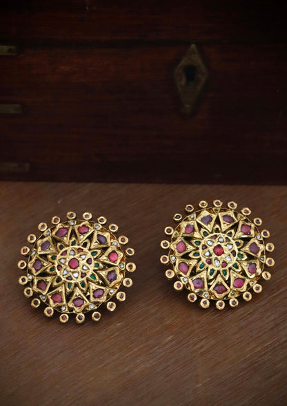 Raunaq Silver Stud Earrings