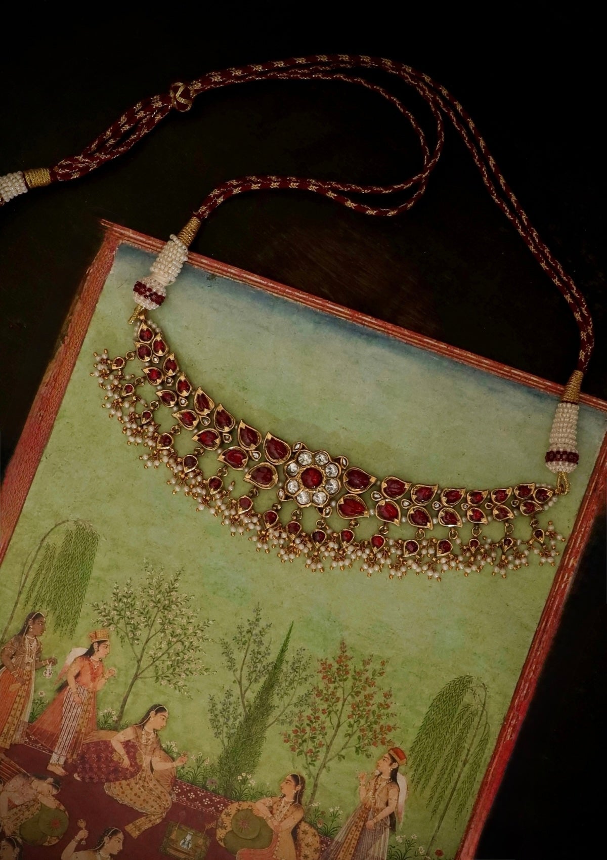 Bahaar Silver Necklace