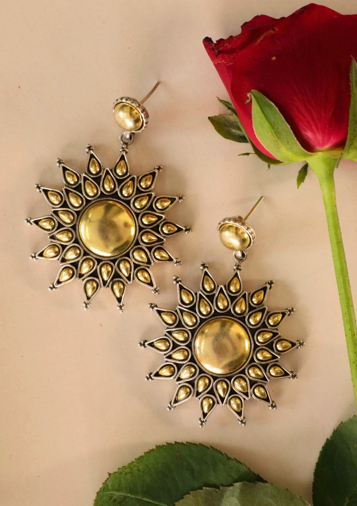 Surya Gold-Plated Earrings