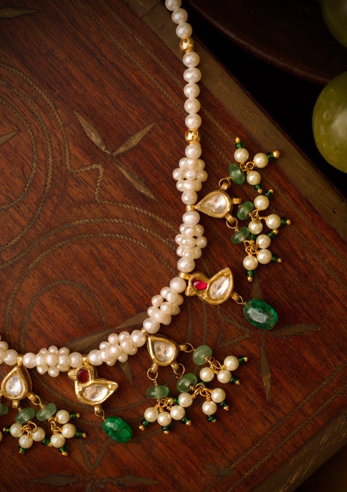 Chanchal Myna Silver Necklace