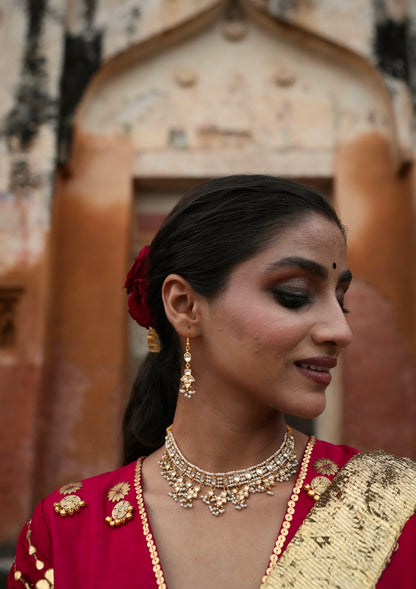 Jashan-E-Noor Silver Necklace