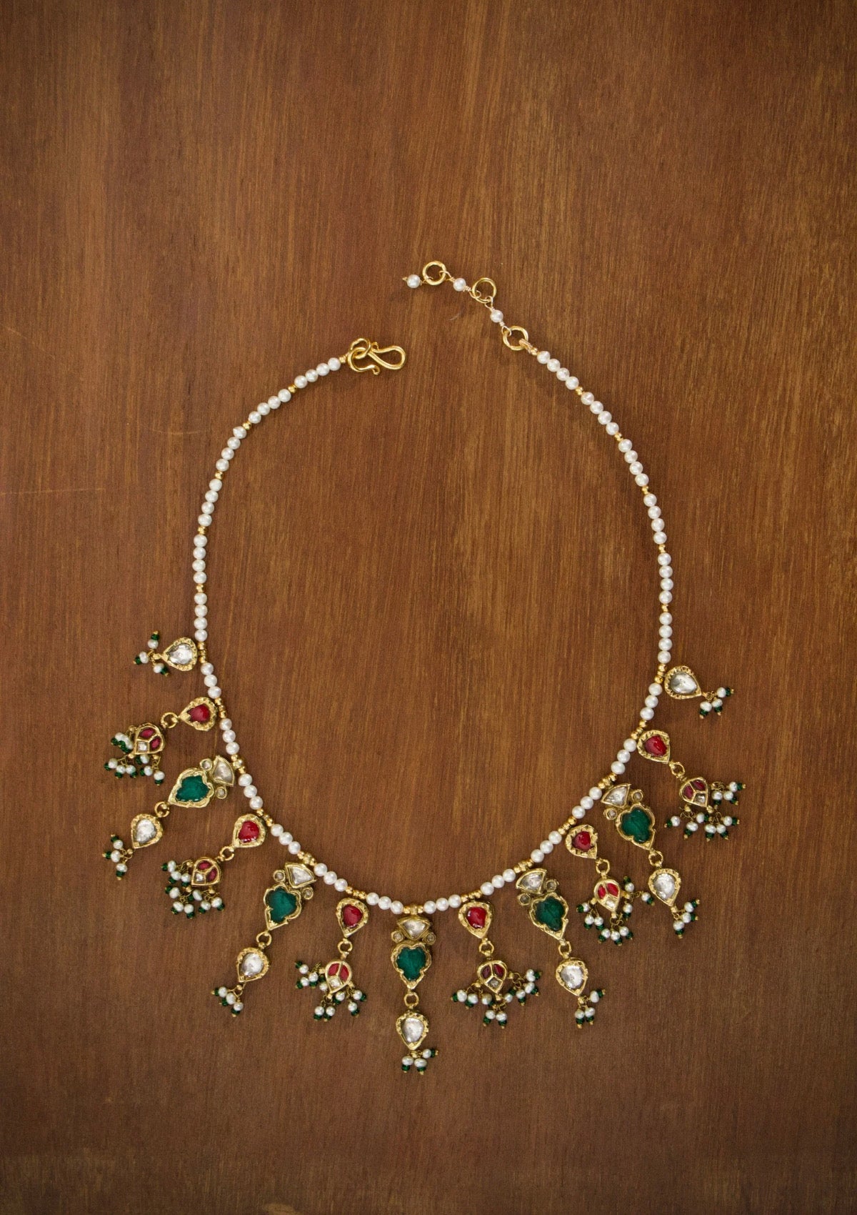 Meera-E-Diya Silver Necklace