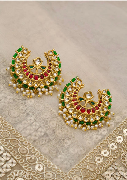 Roshni-E-Chand Silver Earrings