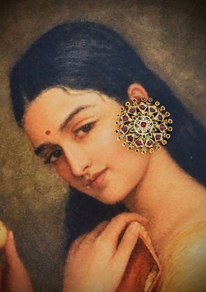 Raunaq Silver Stud Earrings