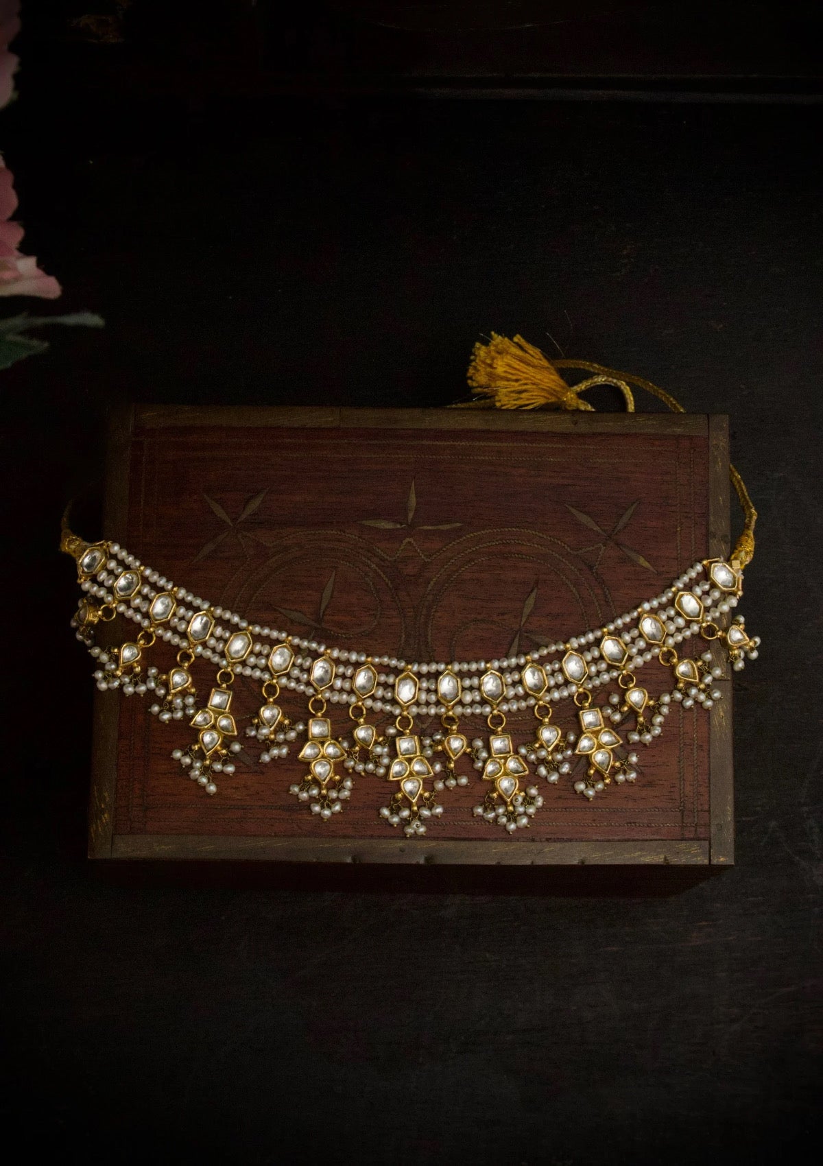 Jashan-E-Noor Silver Necklace