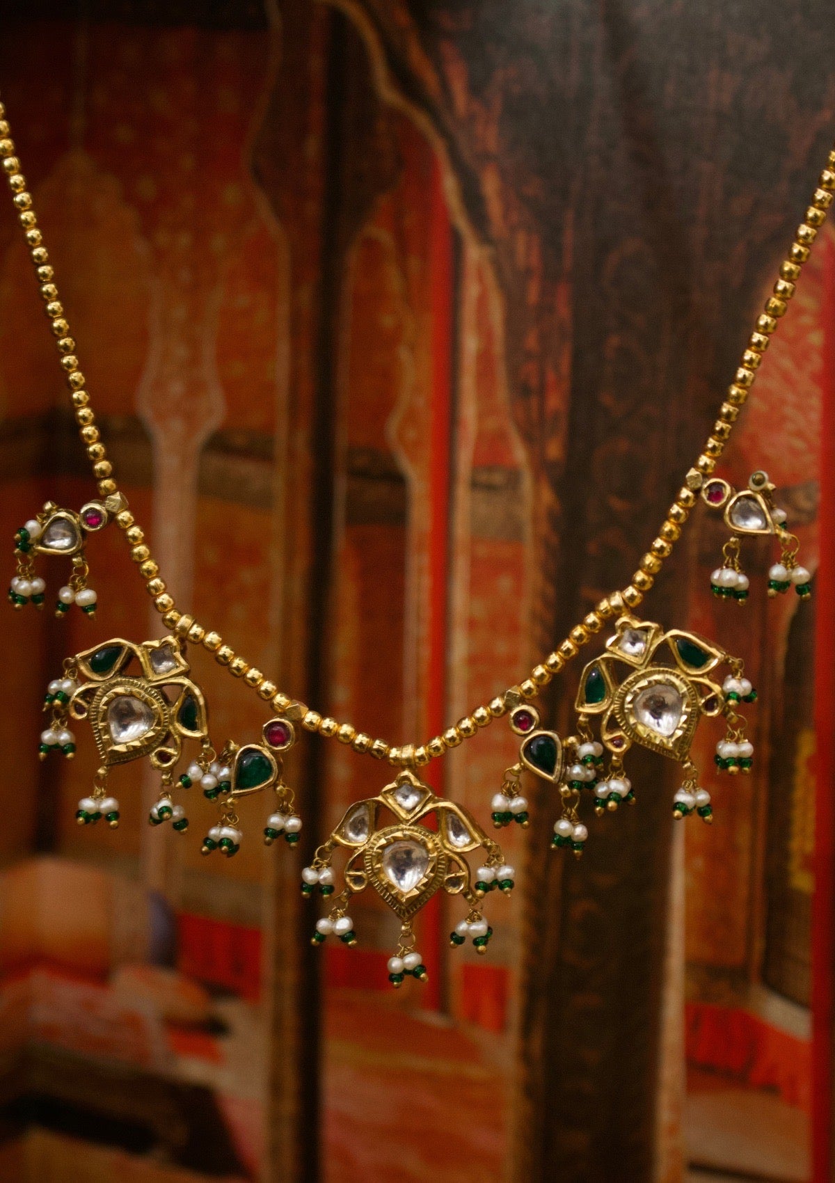 Roshini-E-Kiran Silver Necklace