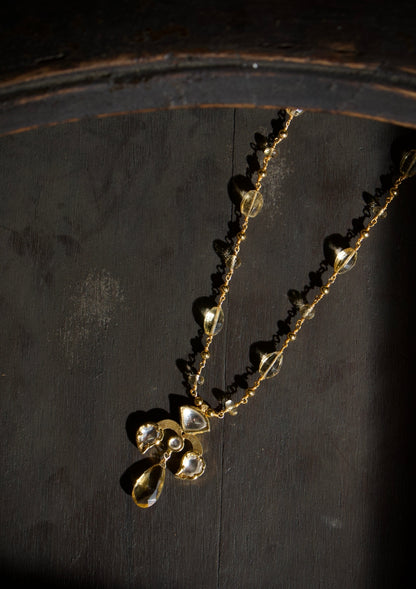 Sagar Silver Pendant Necklace