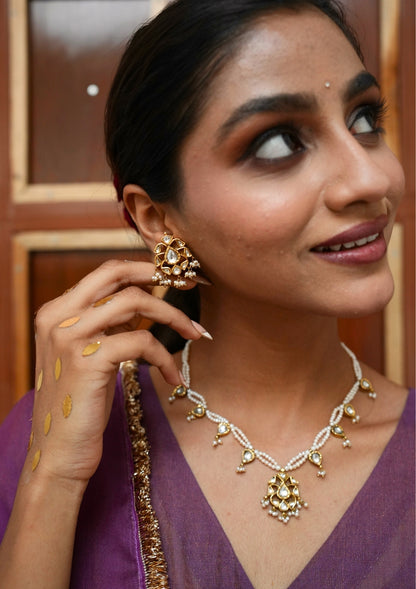 Saanjh Silver Earrings