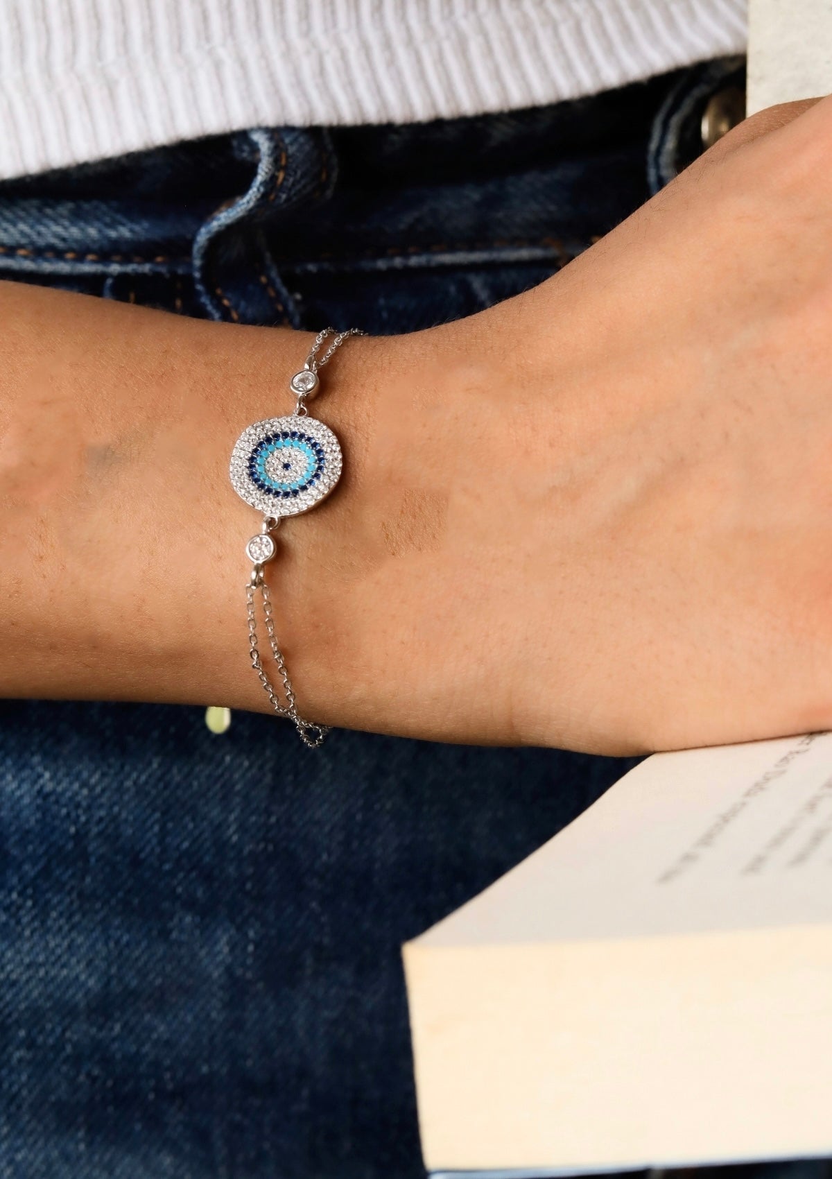 Blue Horizon Evil Eye Bracelet