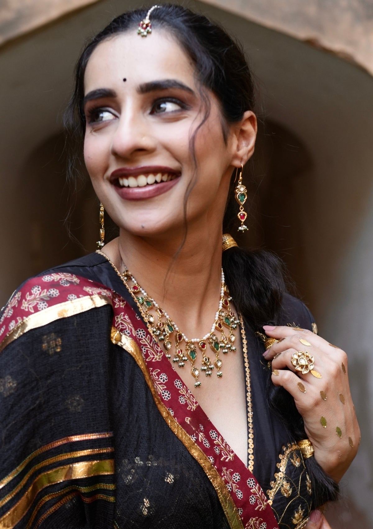 Meera-E-Diya Silver Earrings