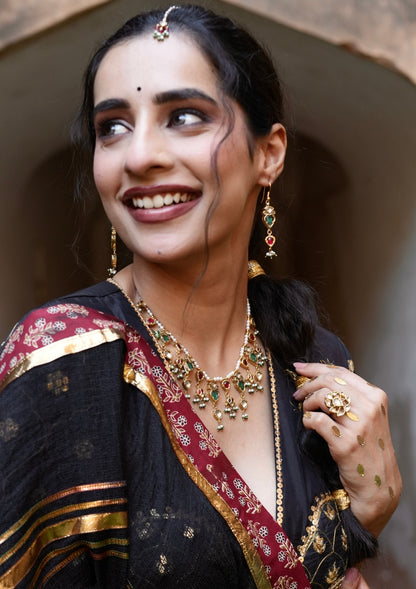 Meera-E-Diya Silver Earrings