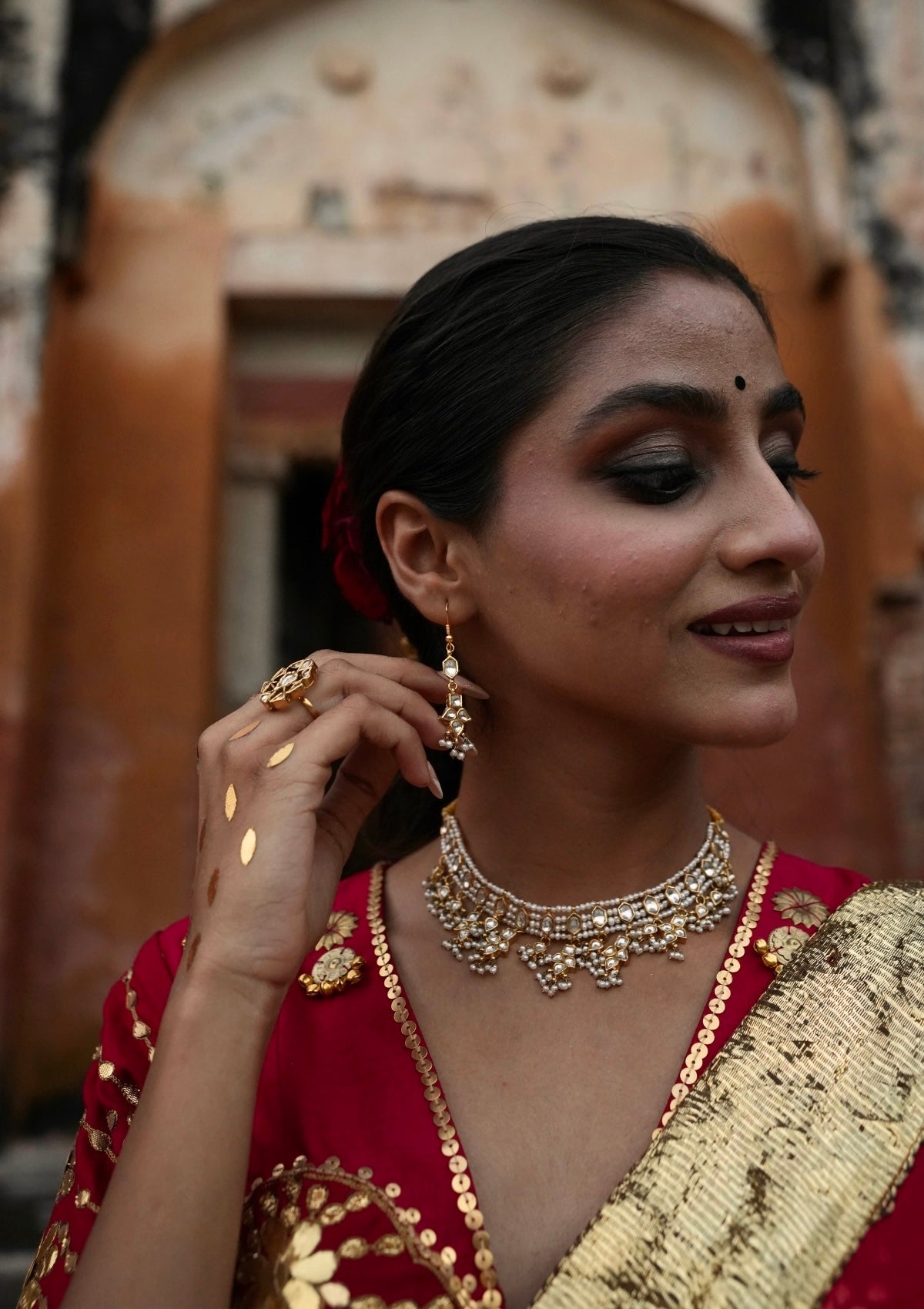 Jashan-E-Noor Silver Necklace