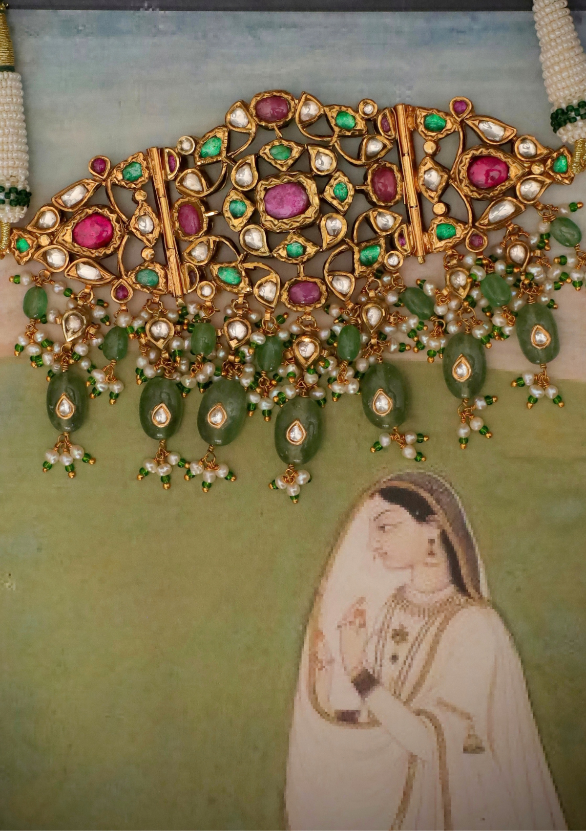 Padmini Silver Choker Necklace
