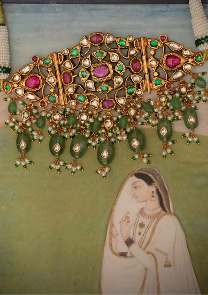 Padmini Silver Choker Necklace