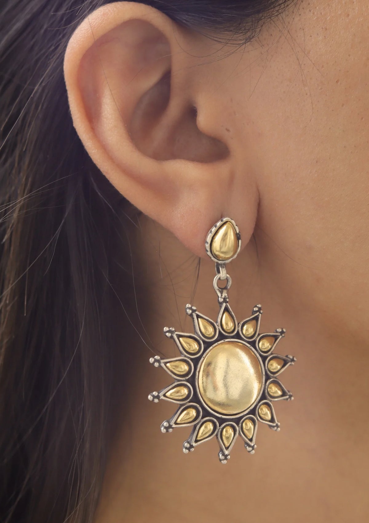 Gulshan Gold-Plated Earrings