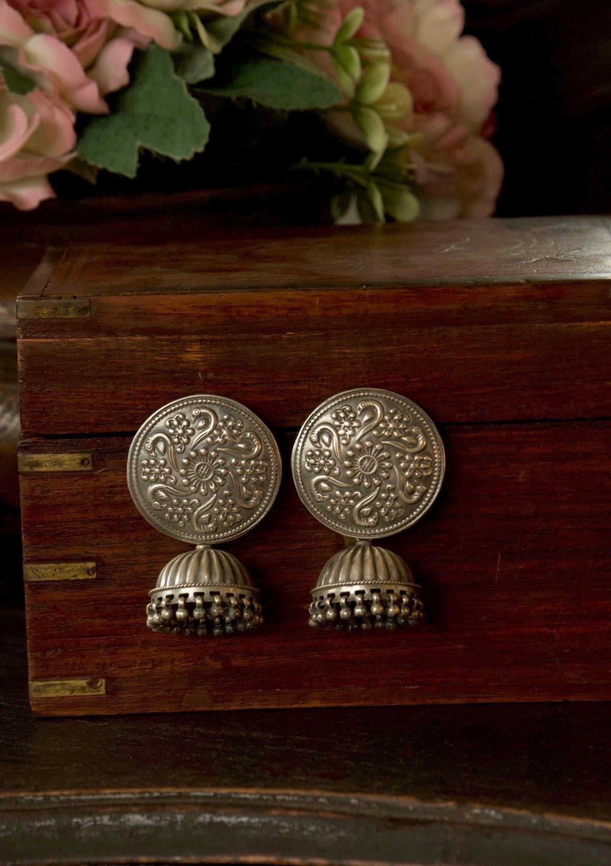 Roohi Silver Earrings