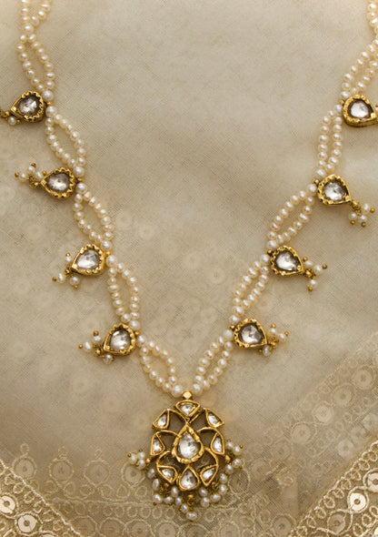 Saanjh-E-Noor Silver Necklace