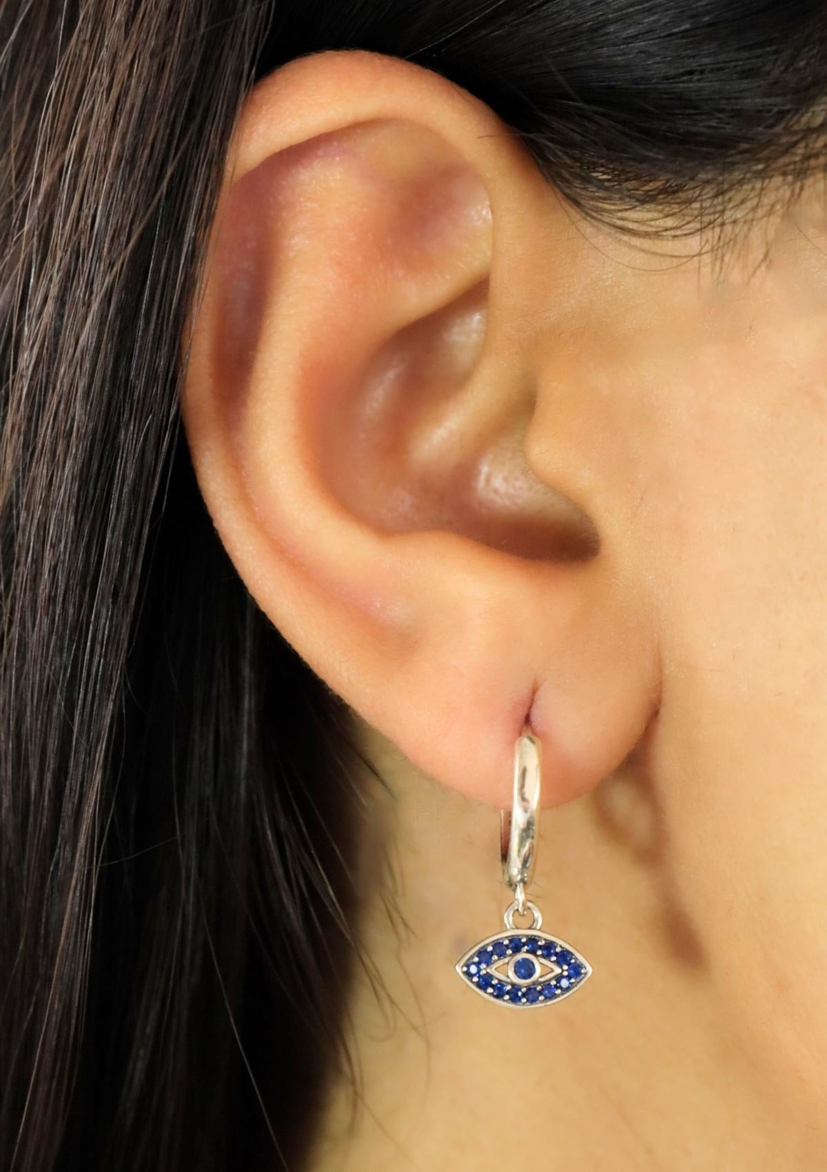 Mis Matched Nazar Earrings