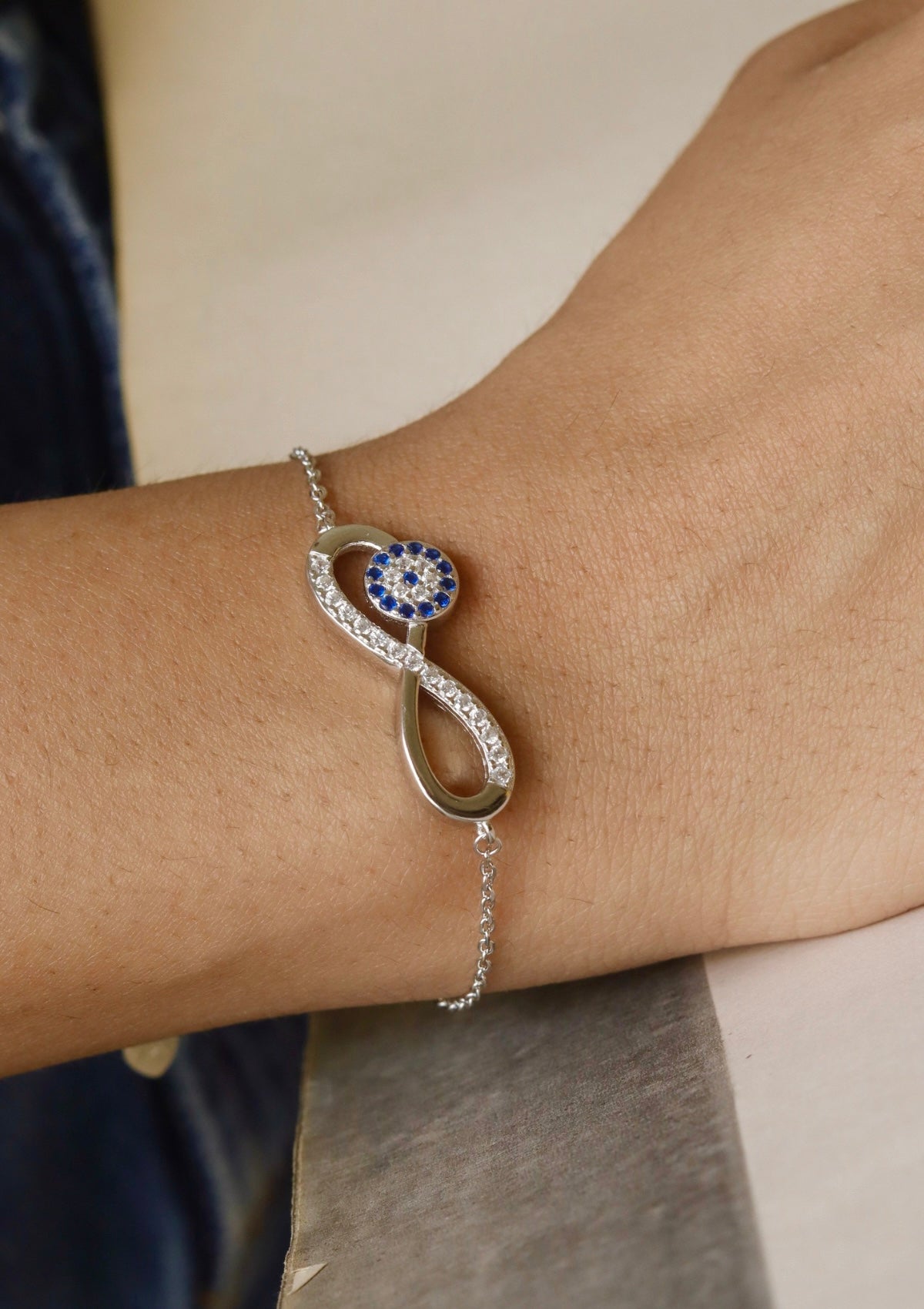 Infinity Evil Eye Bracelet