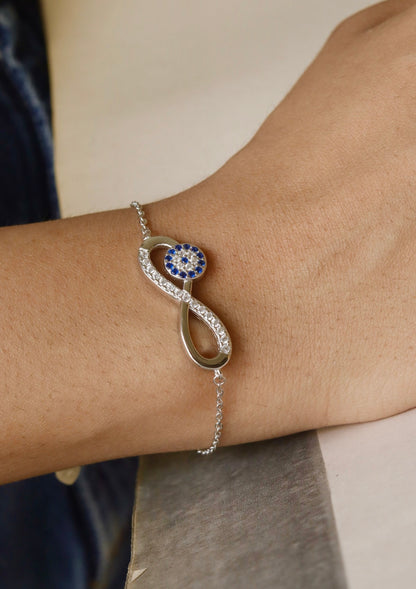 Infinity Evil Eye Bracelet