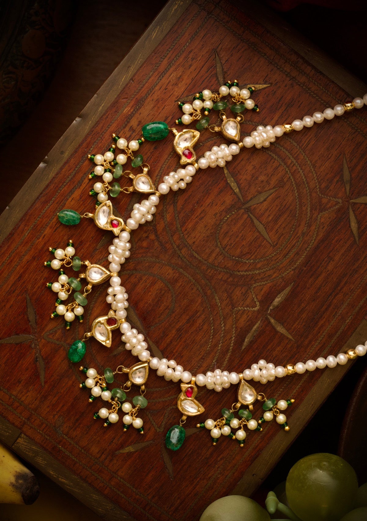 Chanchal Myna Silver Necklace