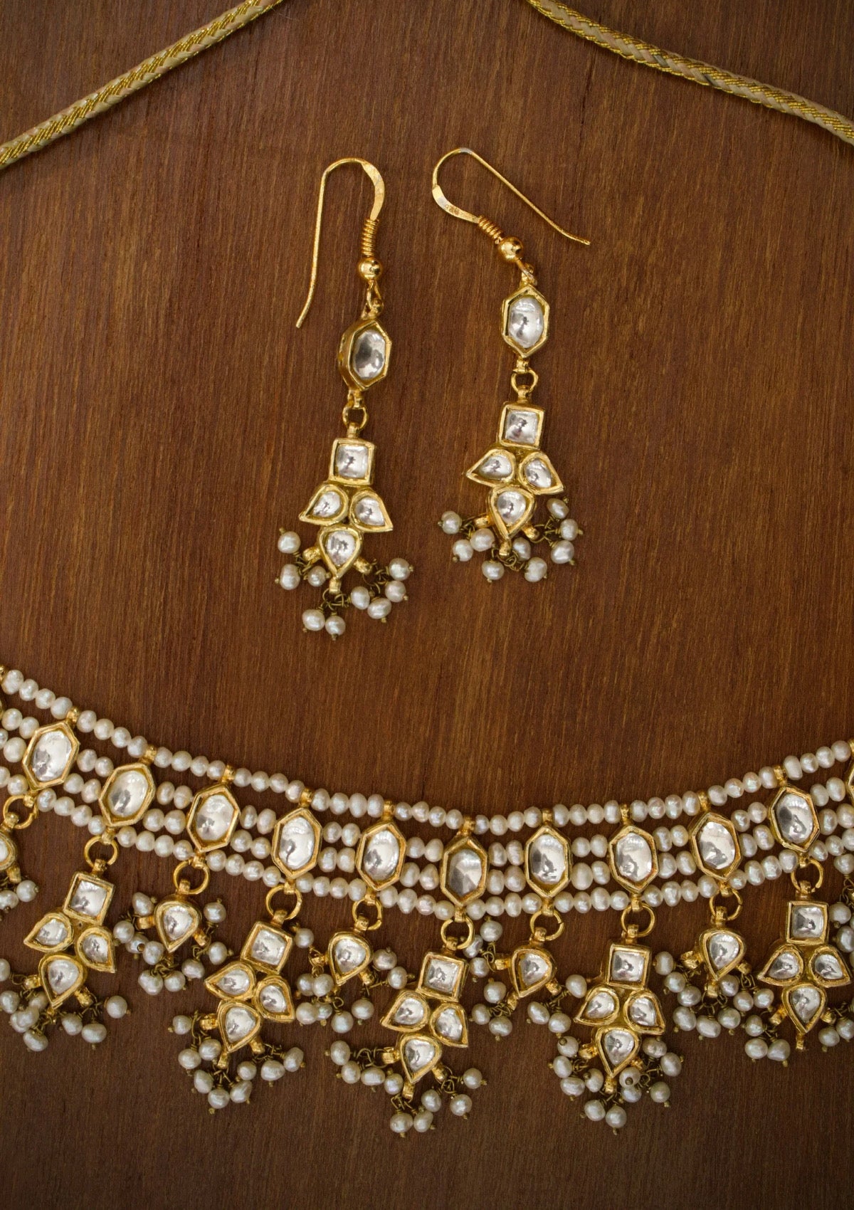 Jashan-E-Noor Silver Earrings