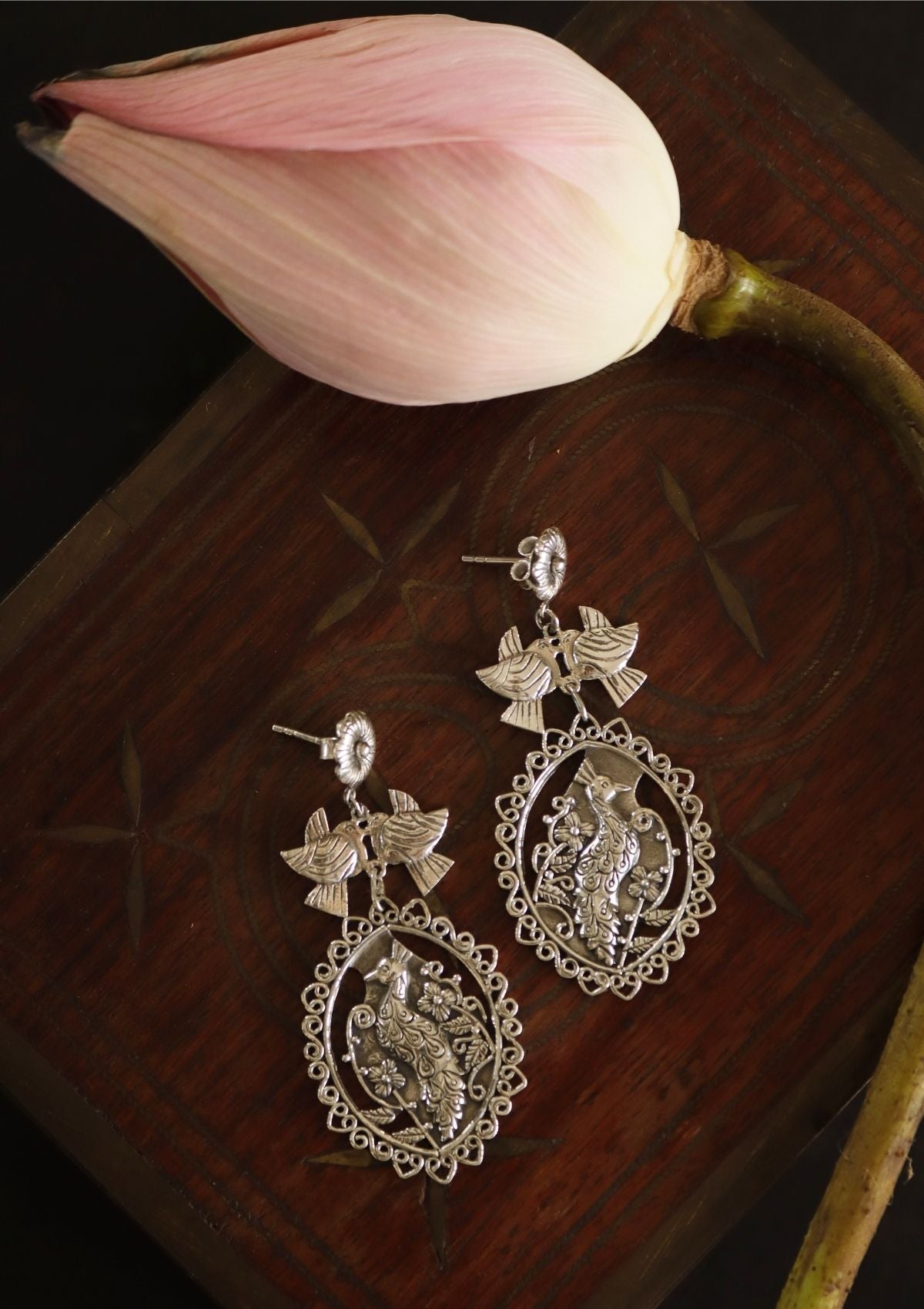 Mayura Silver Earrings