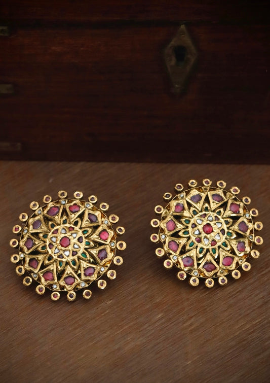 Raunaq Silver Stud Earrings