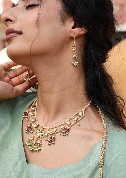 Kiran Myna Silver Necklace