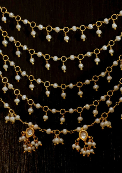 Seher Silver Ear Chain
