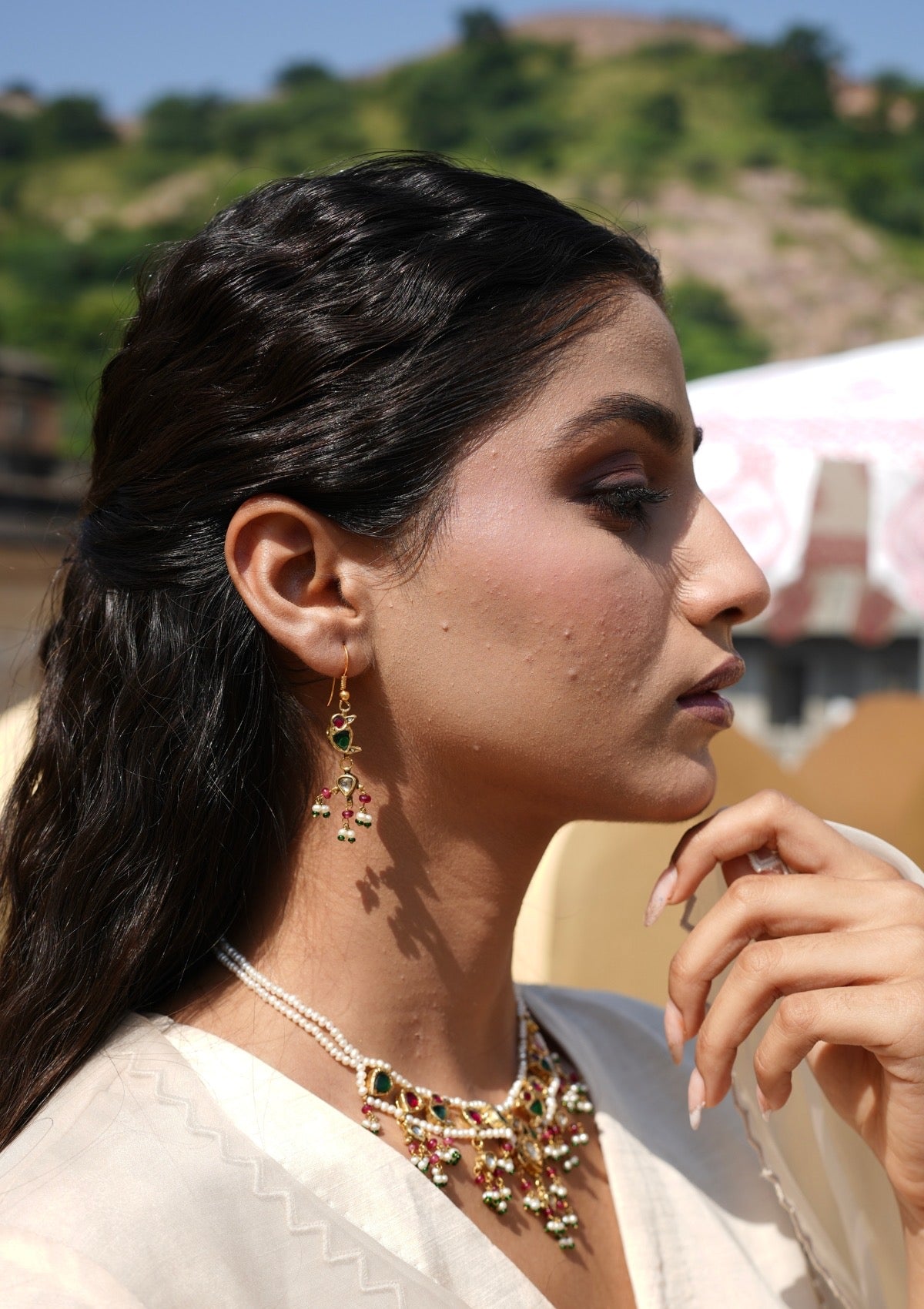 Parakeet Silver Earrings