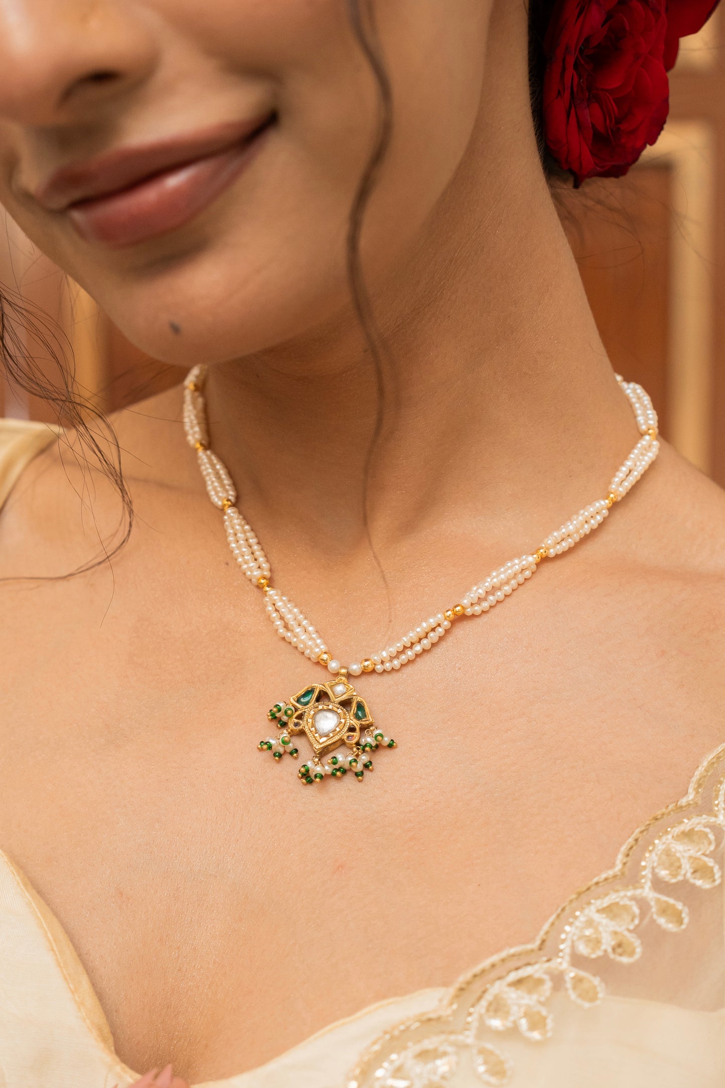 Kiran Silver Pendant Necklace