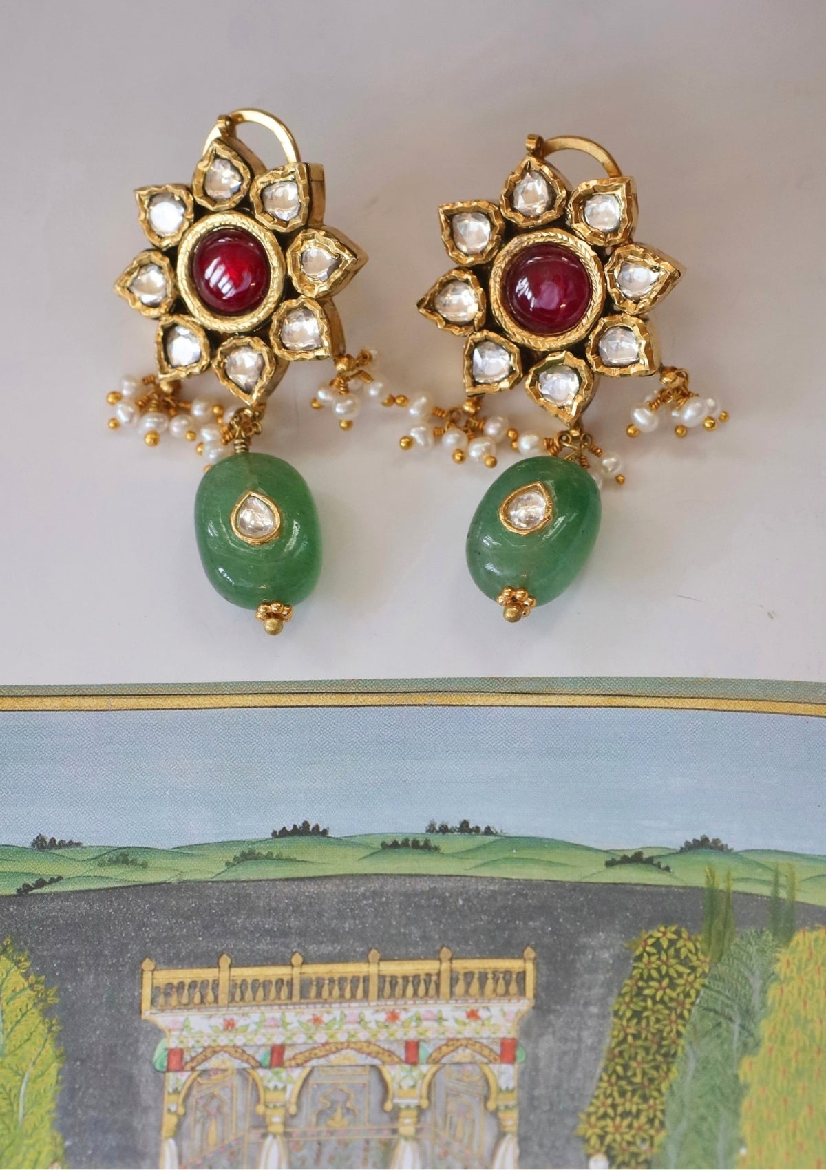 Gul Naaz Silver Earrings