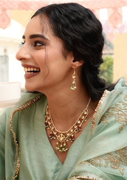 Kiran Myna Silver Necklace